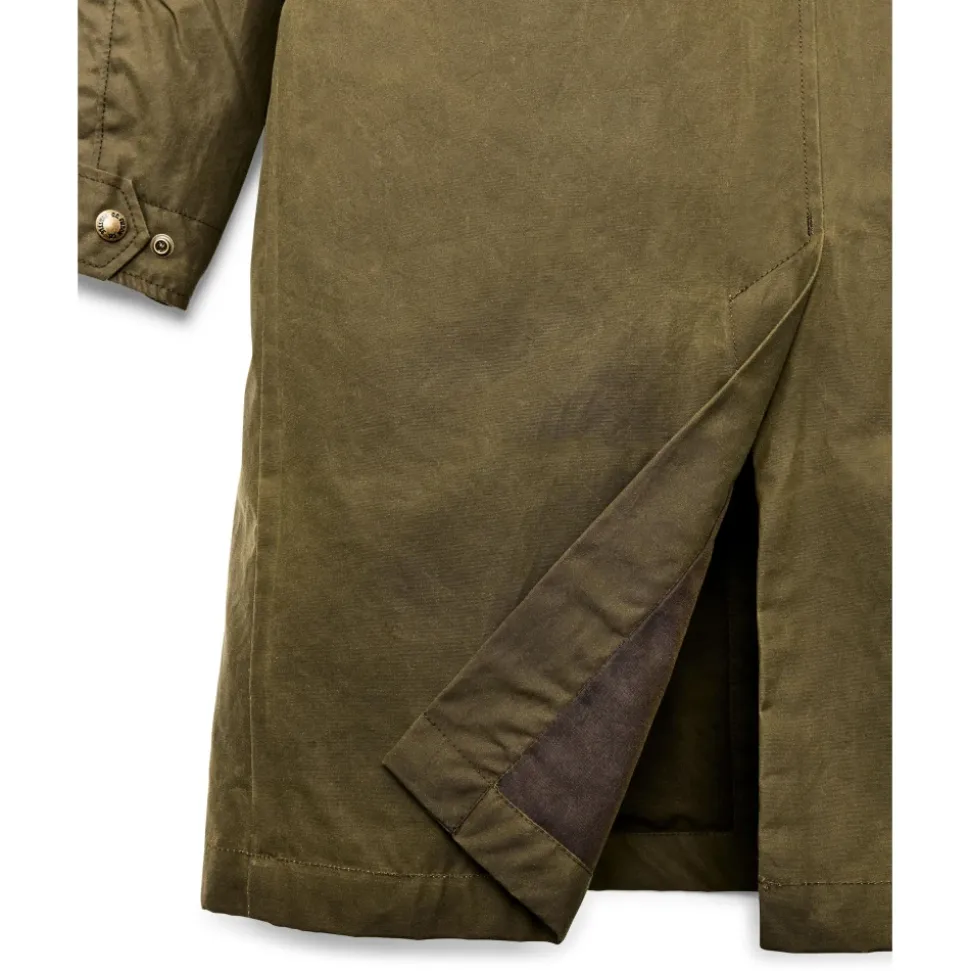 Abrigo Trench de Tela Resistente