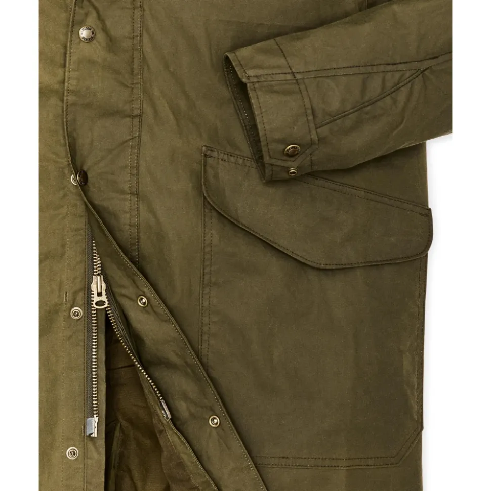 Abrigo Trench de Tela Resistente