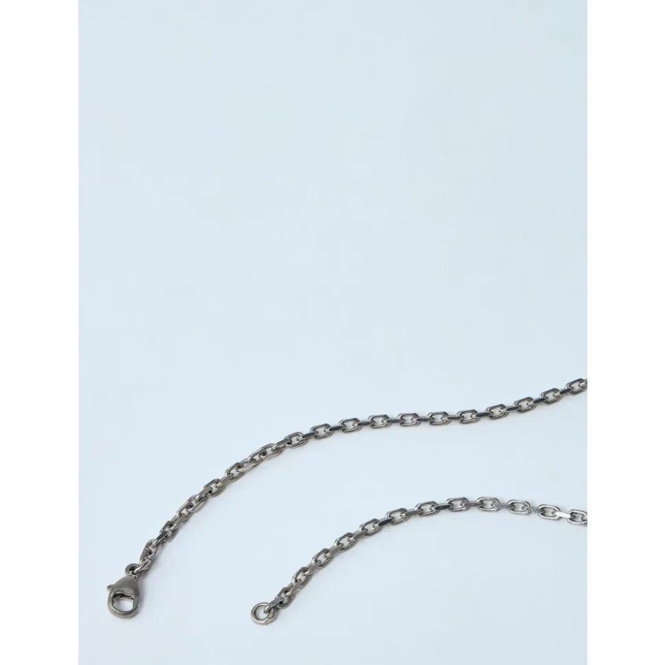Acabado Cepillado Trunk Charm Collar Colgante