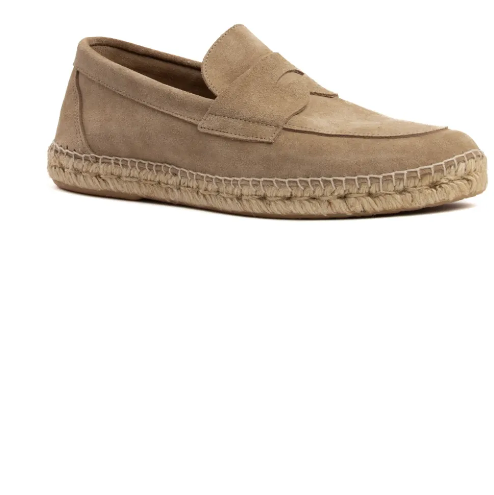 Alpargatas de ante beige