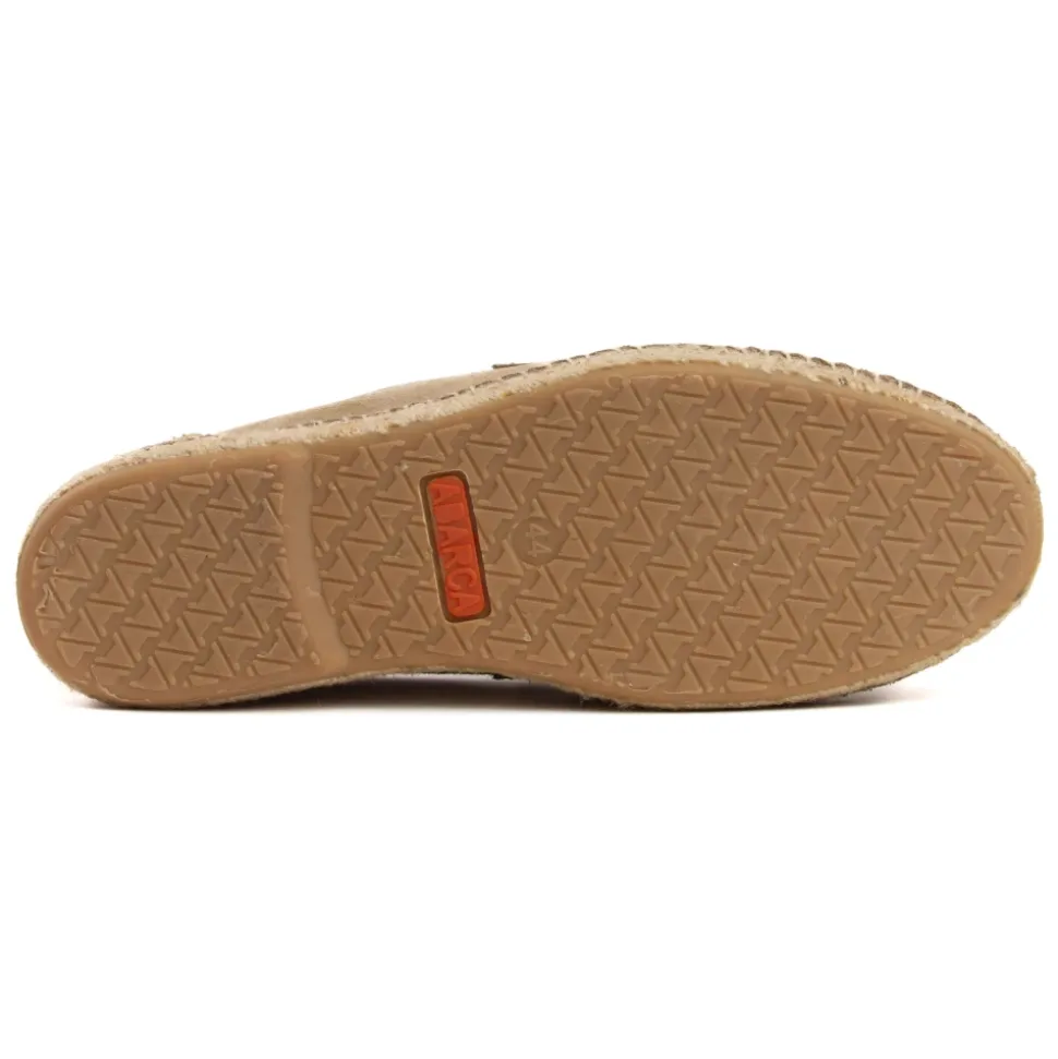 Alpargatas de ante beige