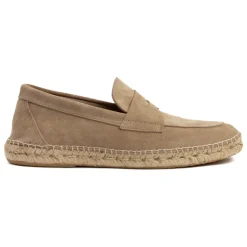 Alpargatas de ante beige