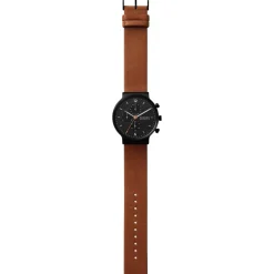 Ancher Cronógrafo Reloj de Cuero