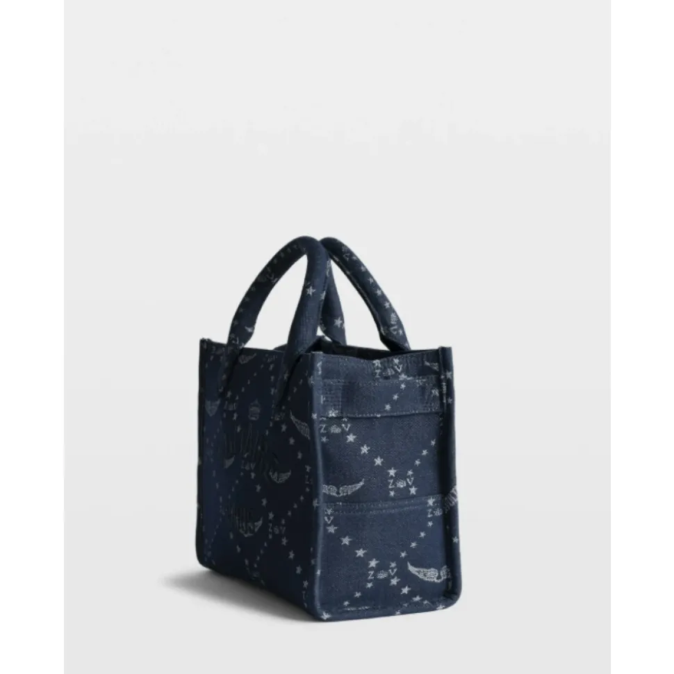 Angel XS Monogram Denim Tote