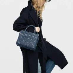 Angel XS Monogram Denim Tote