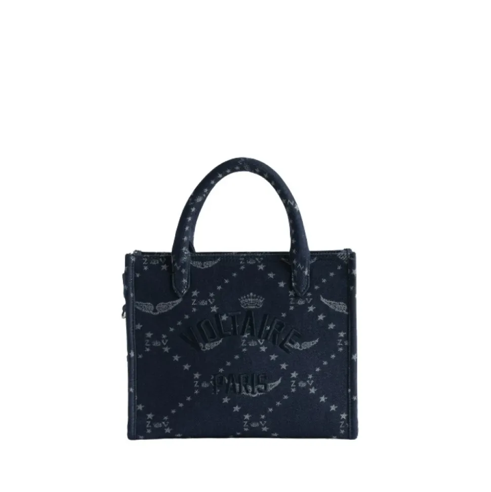 Angel XS Monogram Denim Tote