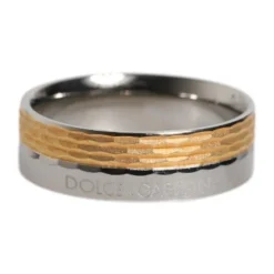 Anillo Bicolor Texturizado