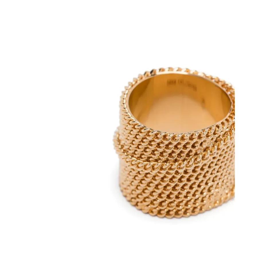 Anillo con detalle de cadena