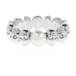 Anillo de Calavera y Perla