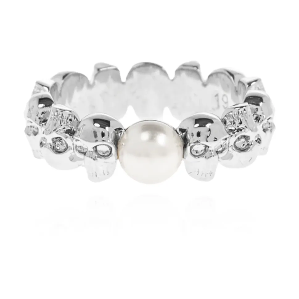Anillo de Calavera y Perla