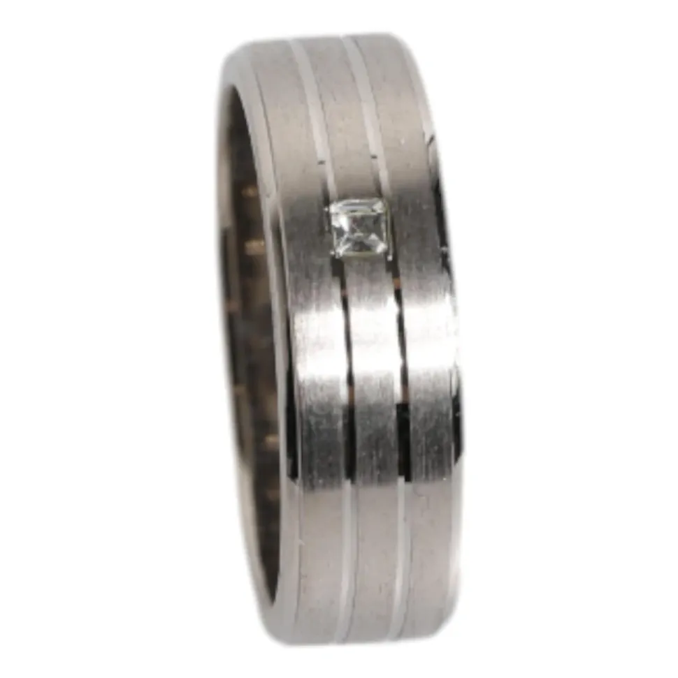 Anillo de Latón con Logo de Cristal