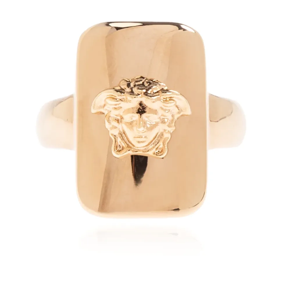 Anillo de sello con cabeza de Medusa