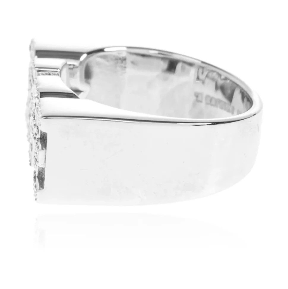 Anillo Plateado con Logotipo