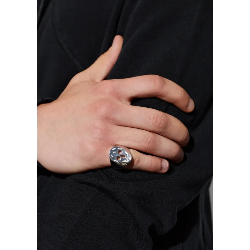 Anillo Sello Calavera