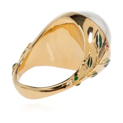 Anillo sello de perla