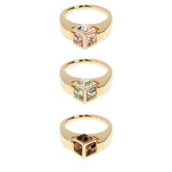 Anillo Triple Cubo