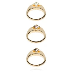Anillo Triple Cubo