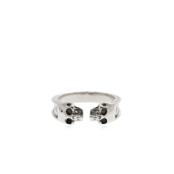 Anillo Twin Skull