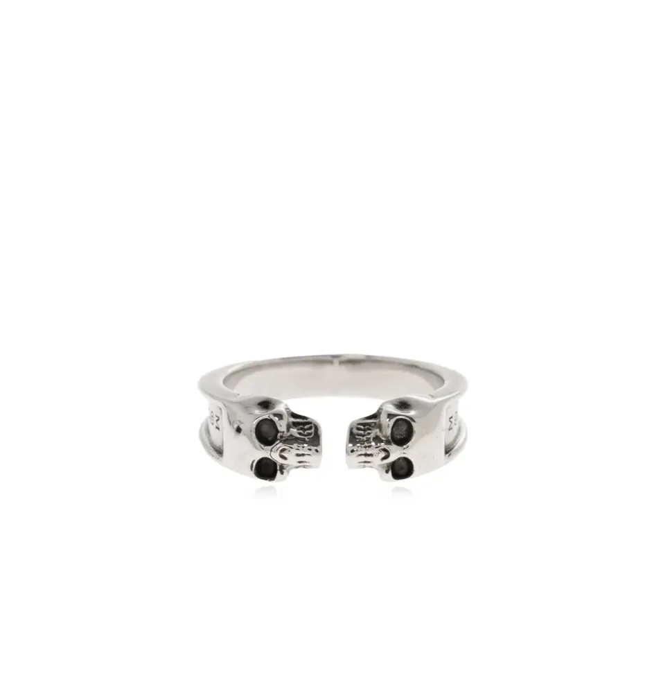 Anillo Twin Skull