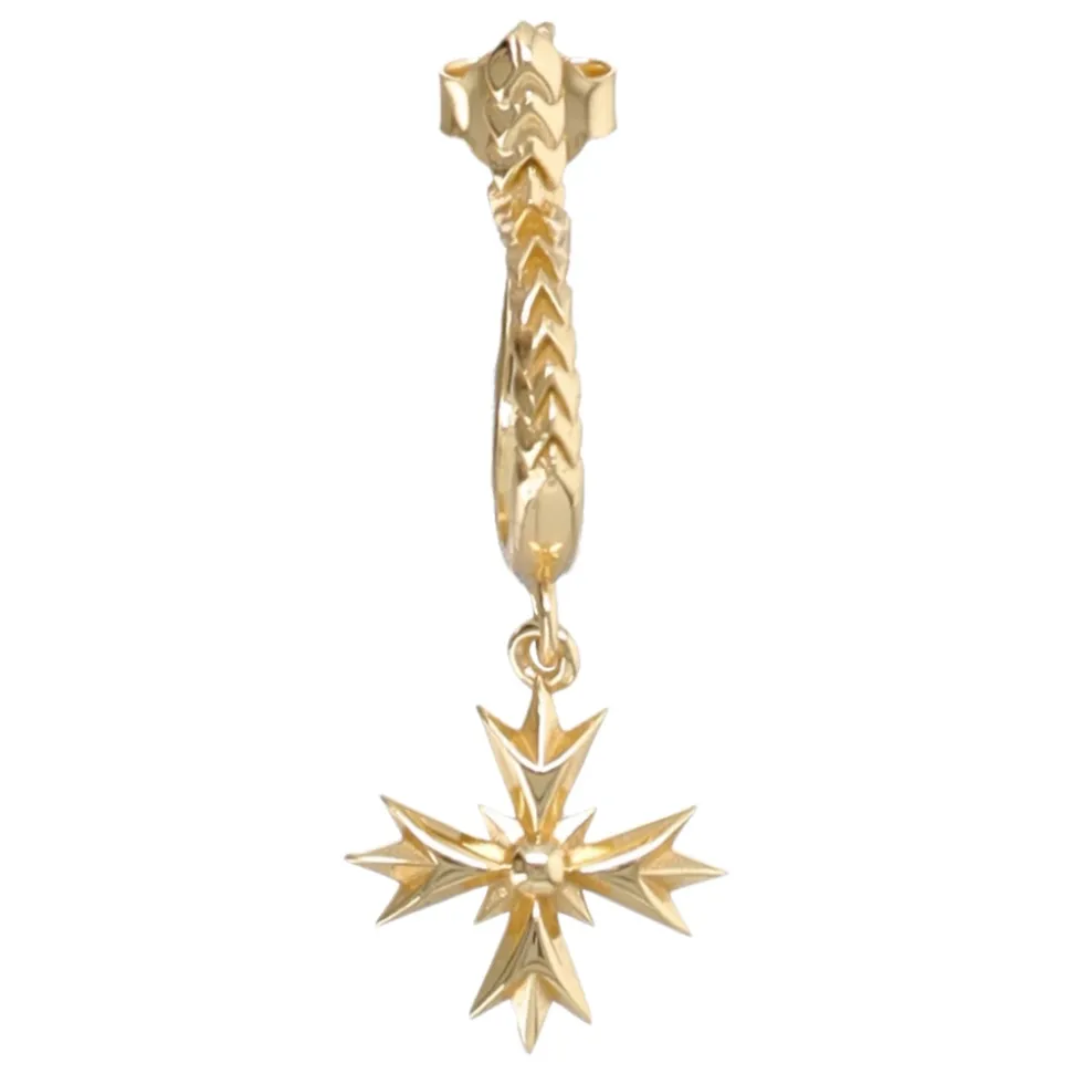 Aro de Oro con Cruz Crest