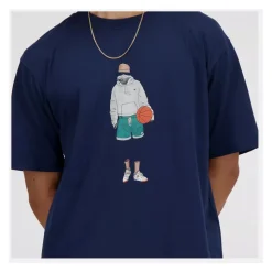 Athletics Basketball Style Relaxed Tee