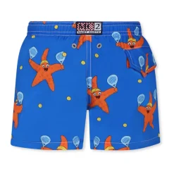 Bañador Azul con Estrellas de Mar