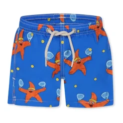 Bañador Azul con Estrellas de Mar