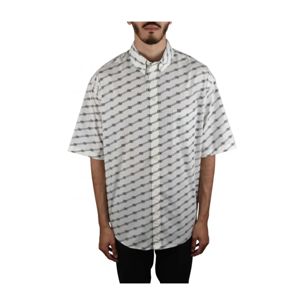 BB Monogram Oversize Short Sleeve Shirt
