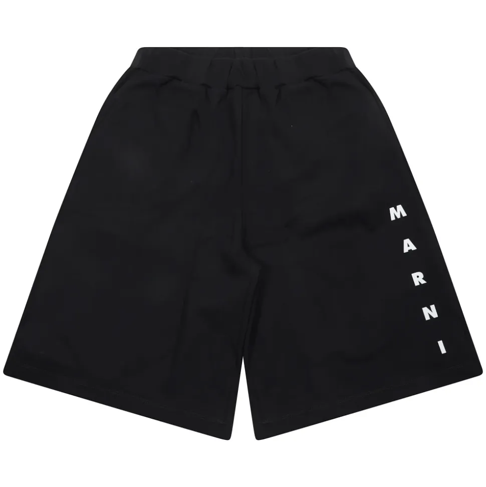 Bermuda in Felpa Logo Laterale