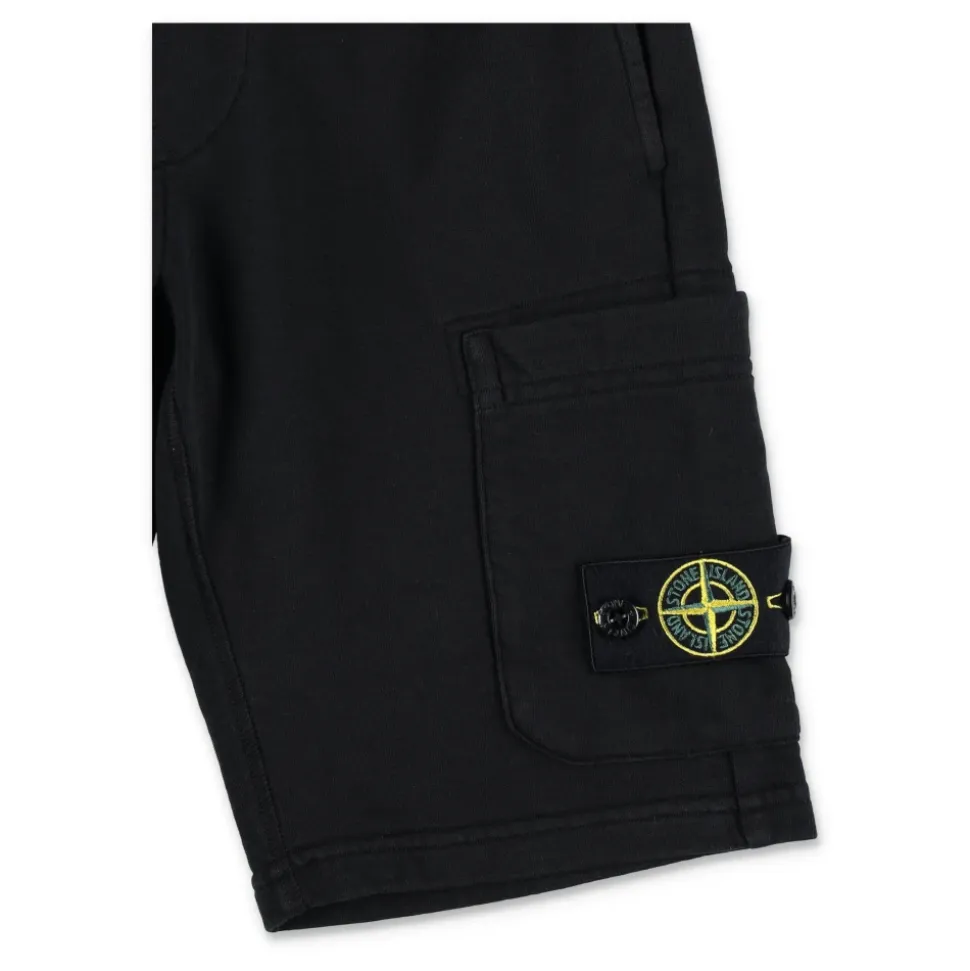 Bermudas Cargo de Felpa de Algodón
