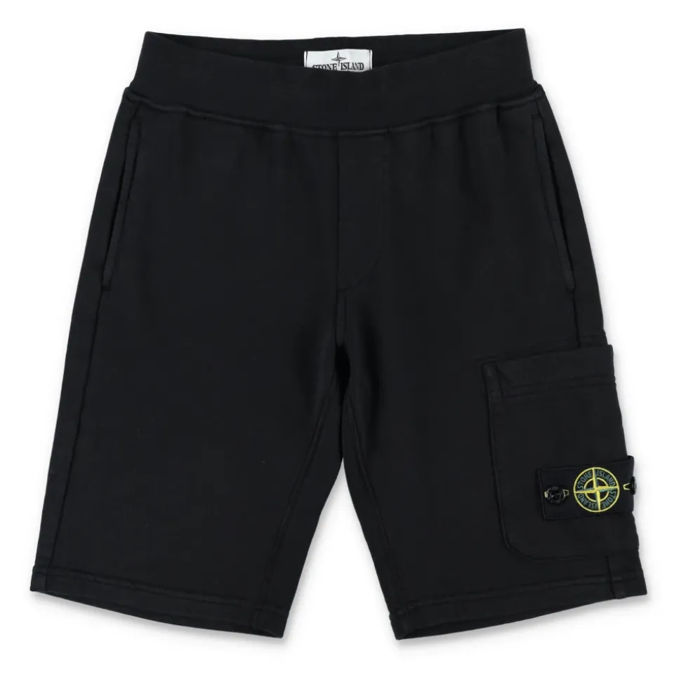 Bermudas Cargo de Felpa de Algodón