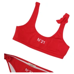 Bikini con estampado de logo