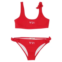 Bikini con estampado de logo