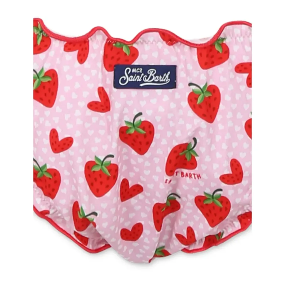 Bikini estampado de fresas Emy