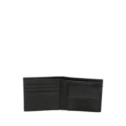 Billetera Bifold de Cuero Texturizado