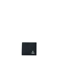 Billetera de Cuero con Motivo de Logo
