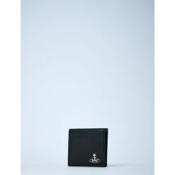 Billetera de Cuero con Motivo de Logo