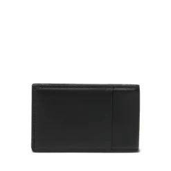 Billetera Negra con Logo Delantero
