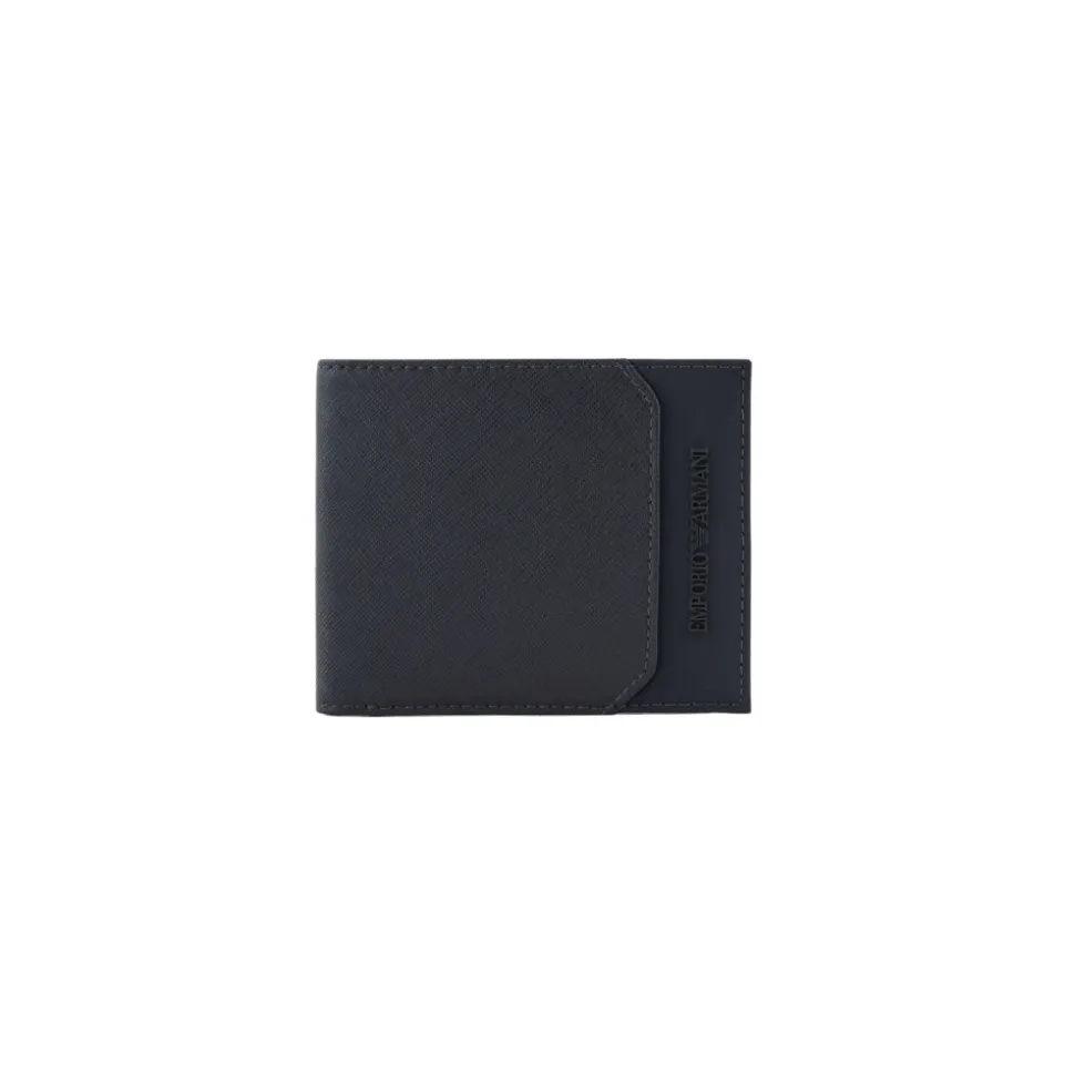 Billeteras Azules Bifold con Compartimentos Internos
