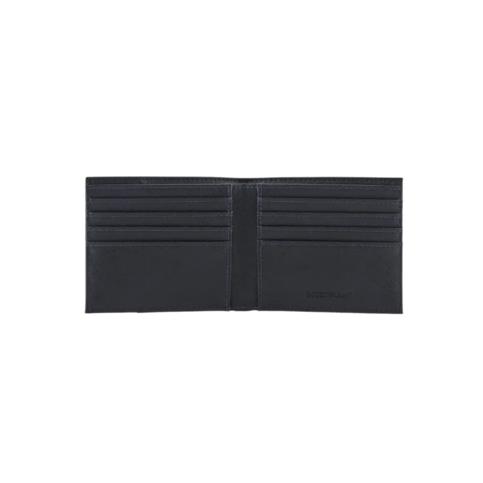 Billeteras Azules Bifold con Compartimentos Internos
