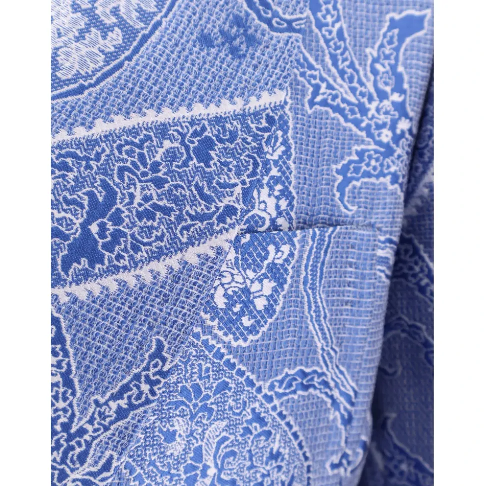 Blazer con estampado Paisley