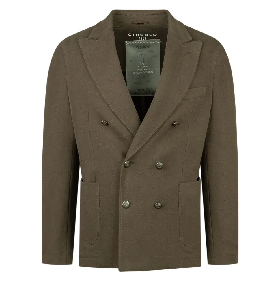 Blazer de cuello en V