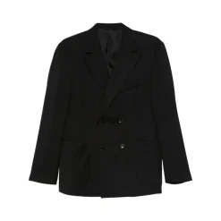 Blazer de Doble Botonadura con Bolsillos