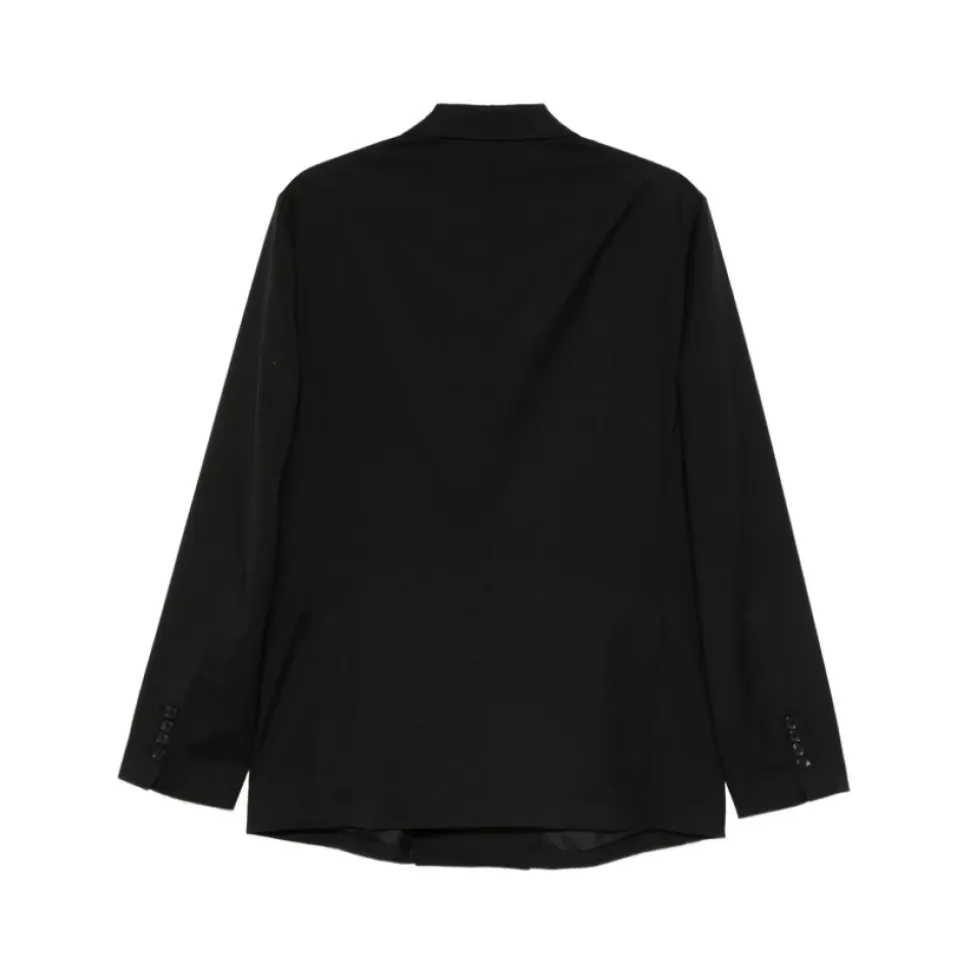Blazer de Doble Botonadura con Bolsillos
