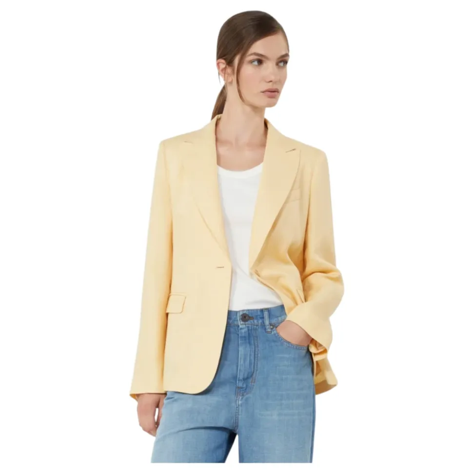 Blazer de Lino y Lona