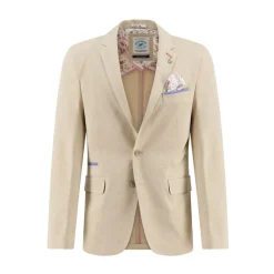 Blazer Piqué Melange