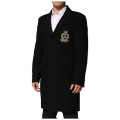Blazer Single-Breasted con Parche Heráldico
