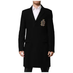 Blazer Single-Breasted con Parche Heráldico