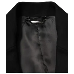 Blazer Single-Breasted con Parche Heráldico
