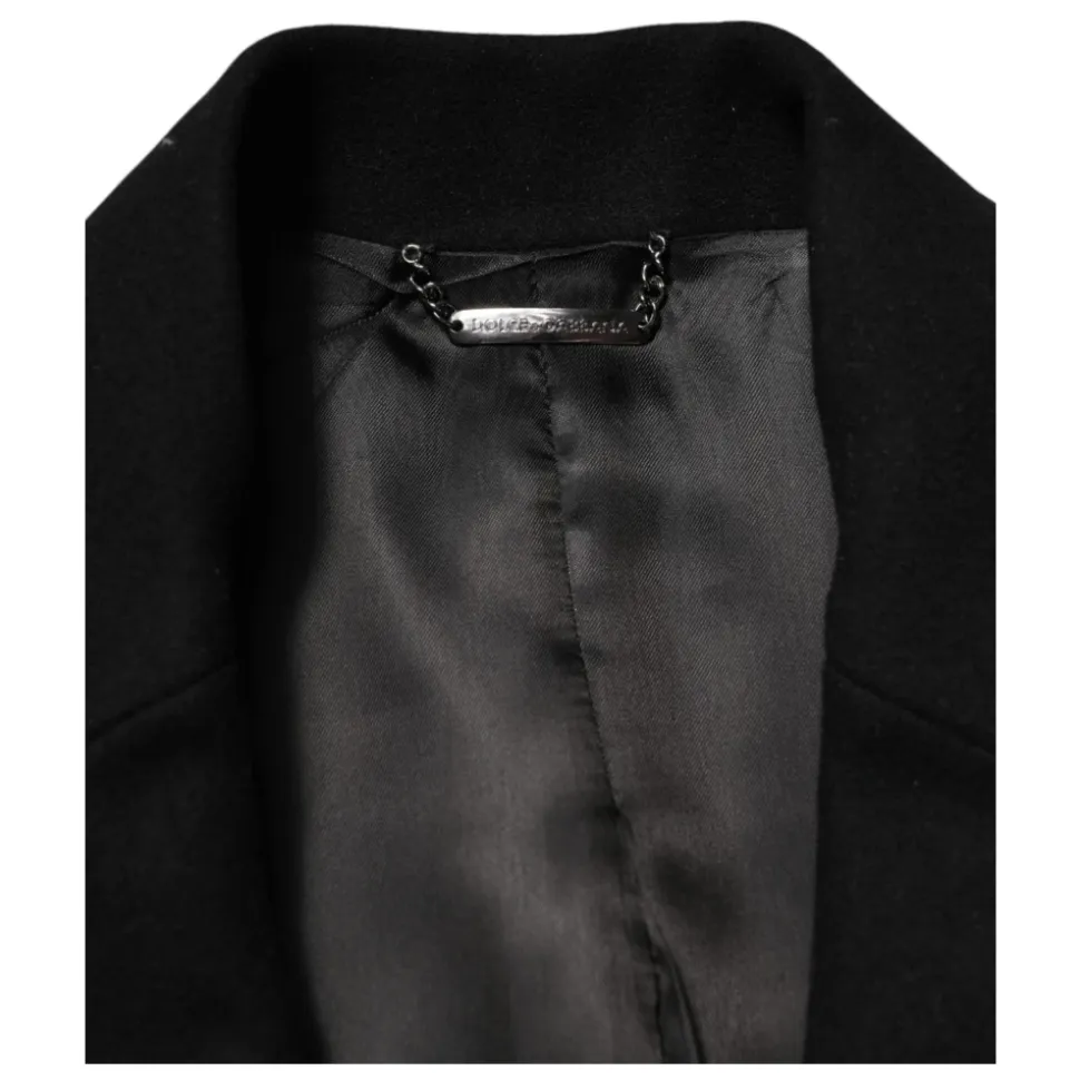 Blazer Single-Breasted con Parche Heráldico